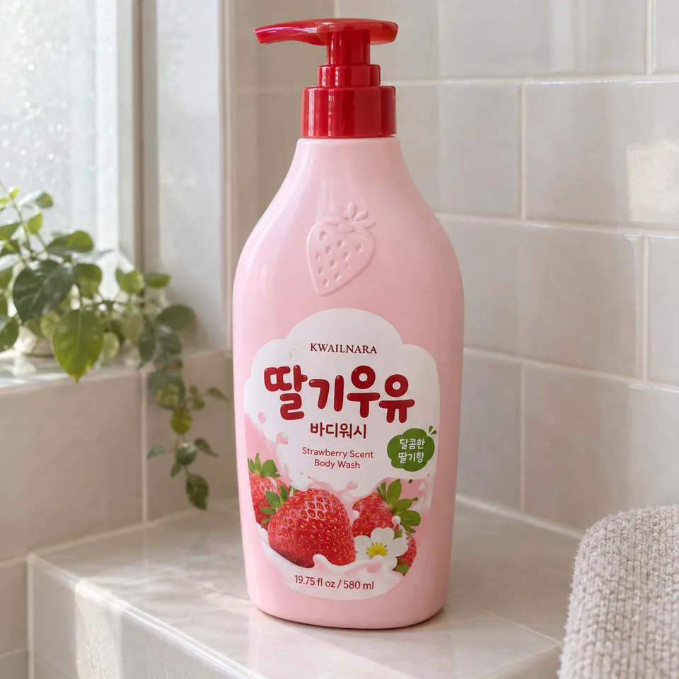 과일나라 딸기우유 바디워시 19.75fl oz 상품 이미지