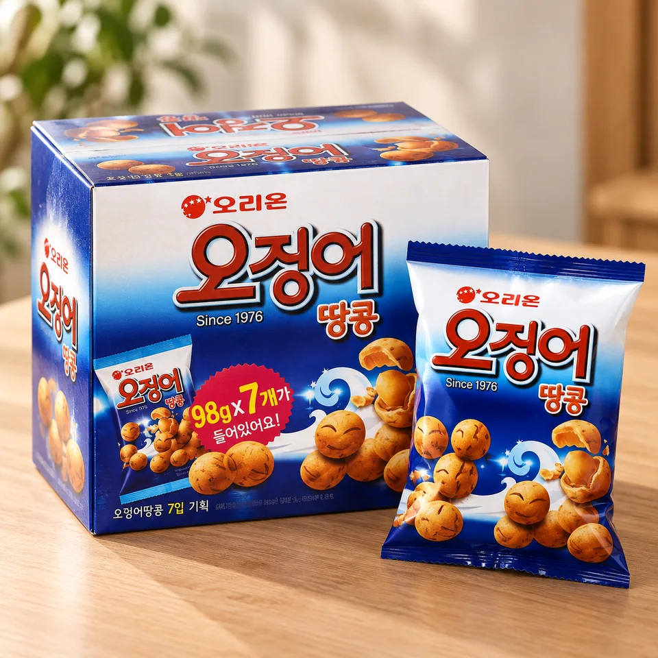 오리온 오징어땅콩 98g 7봉 상품 이미지